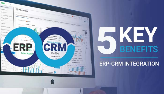 CRM and ERP Integration: Two puzzle pieces fitting together seamlessly